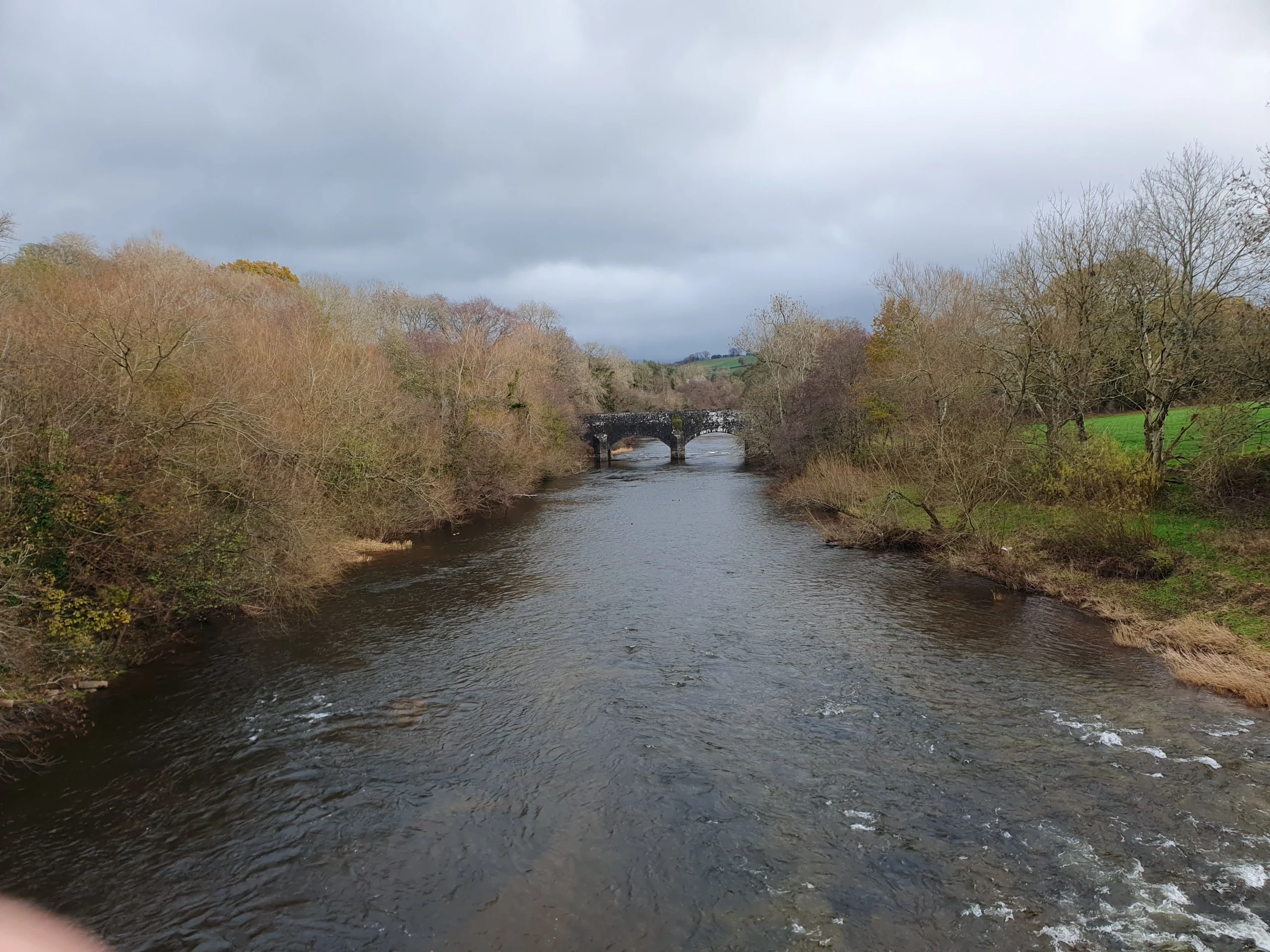 Brecon Market Town, The Edge Of Brecon Beacons 1 Man made canal bridge over the river Usk